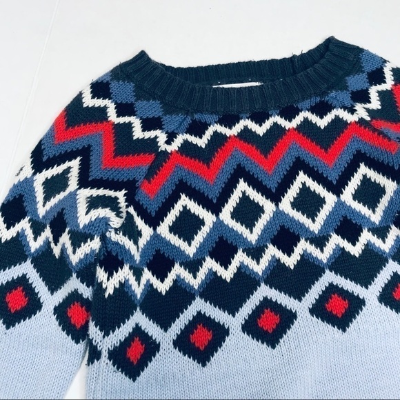 OLD Navy Toddler Girl Fair Isle Christmas Sweater - Picture 5 of 8